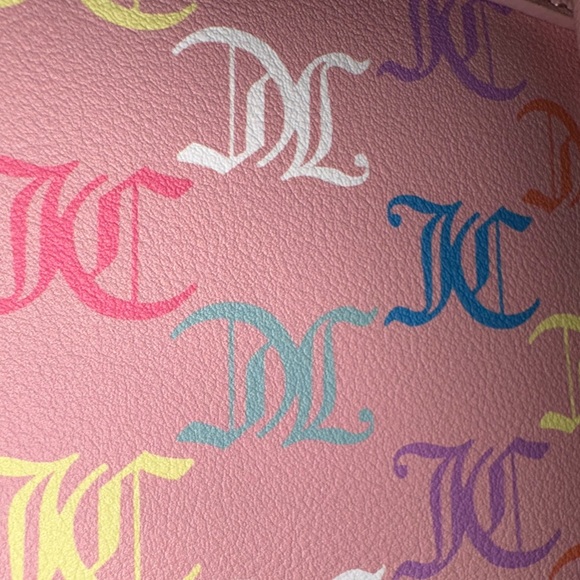Juicy couture for the girls shoulder bag purse- pink multi pink diamond - Picture 5 of 11